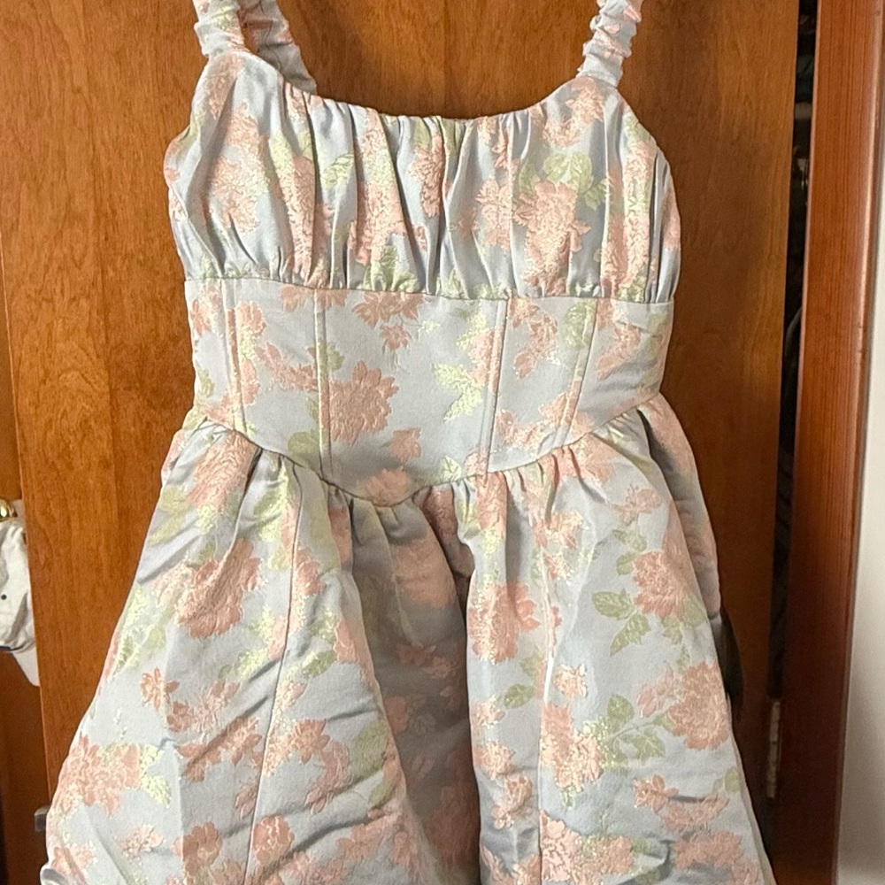 Lulu's Pastel Floral Dress